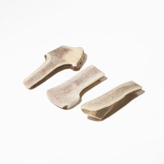 bois de cerf fendus pour chien mastication naturelle