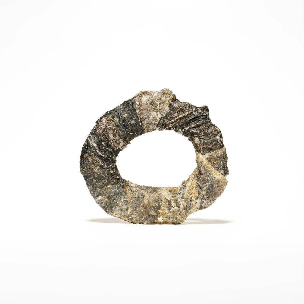 donut de morue pour chien, friandise naturelle de mastication