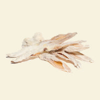 Oreilles de lapin avec poils pour chien, friandises de mastication naturelle