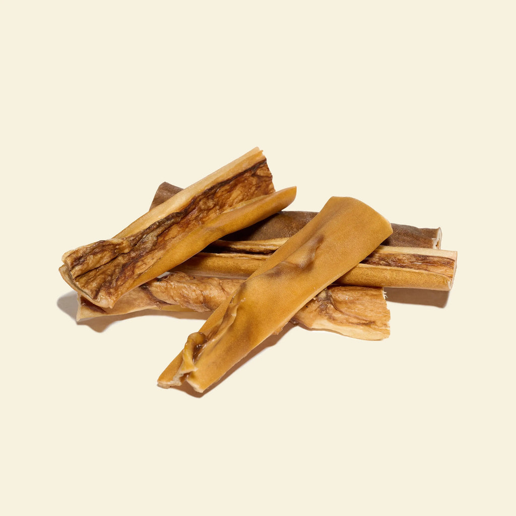 Peaux de boeuf pour chien, friandises de mastication naturelle