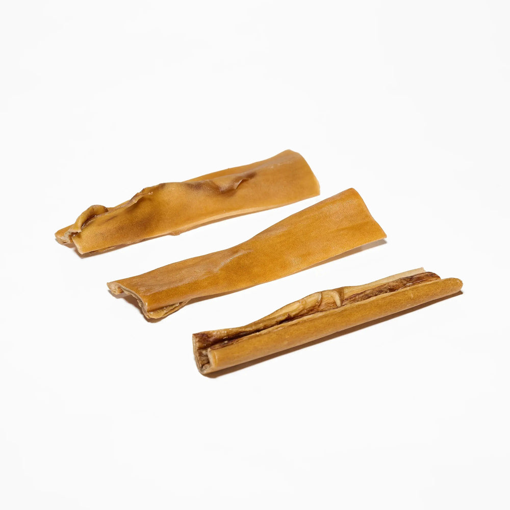 Peaux de boeuf pour chien, friandises de mastication naturelle