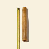 peau de boeuf roulée 30 cm, friandise de mastication naturelle pour chien