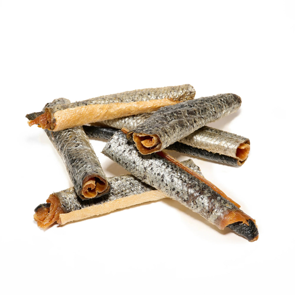 peau de saumon avec chaire pour chien