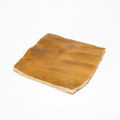 plaque de peau de buffle pour chien mastication naturelle