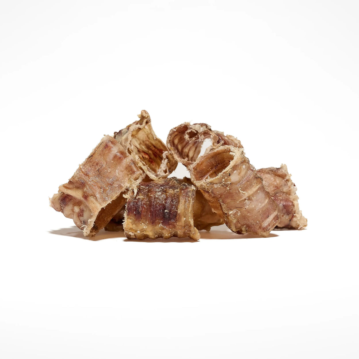 Trachées de boeuf 5 cm pour petit chien mastication naturelle