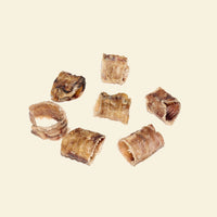 Trachées de boeuf 5 cm pour petit chien mastication naturelle